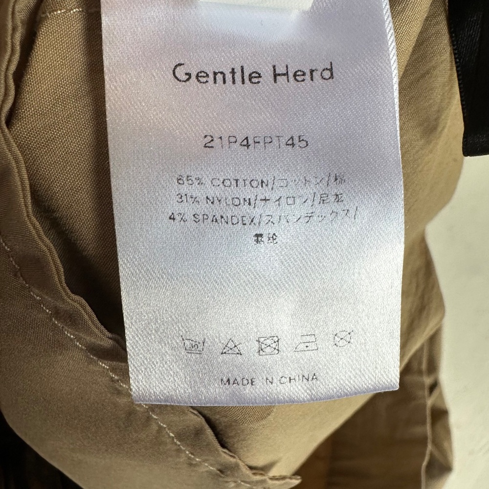 Gentle Herd Zoom Pocket Taper Cotton-Blend Ankle Pants - Picture 6 of 7